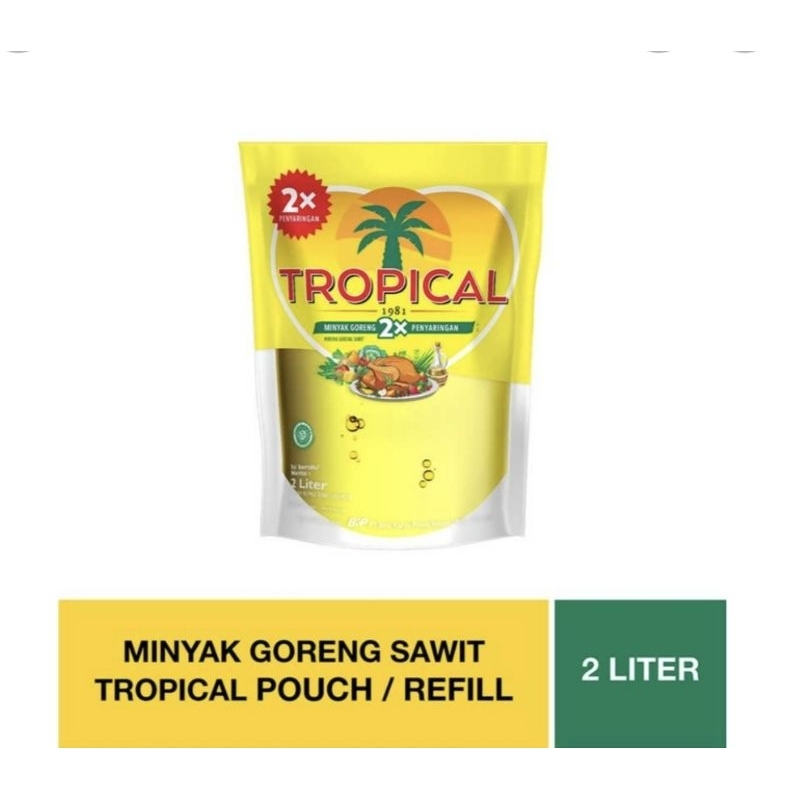 

TROPICAL minyak gorng pouch 2 Liter