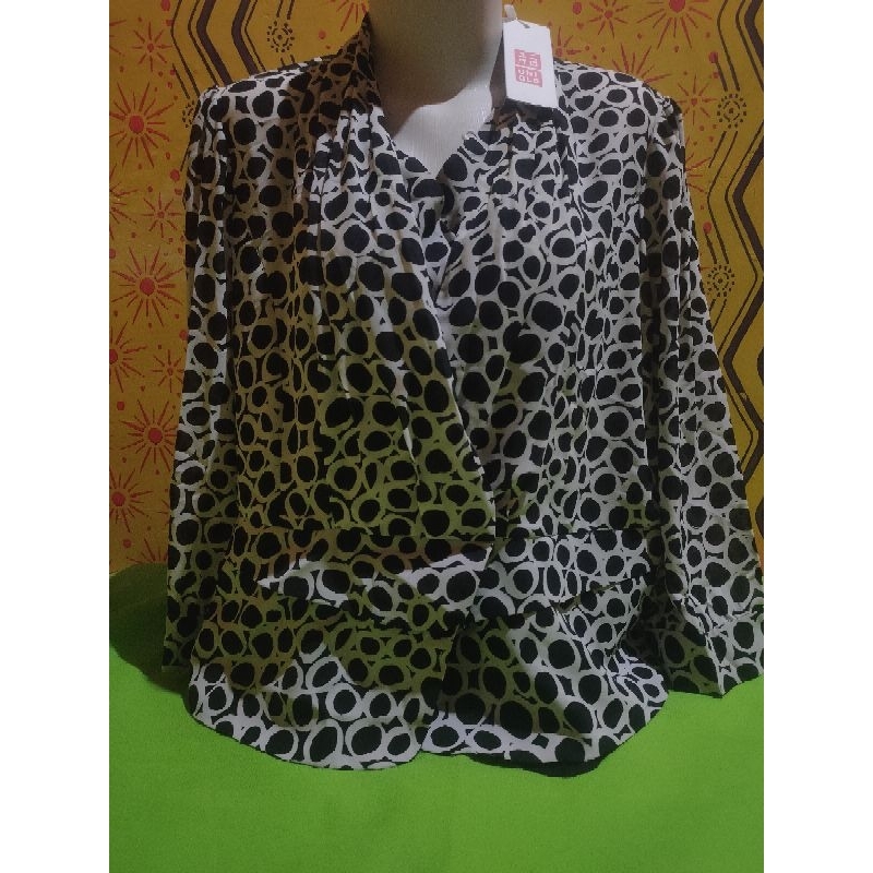 blouse uni semi crop