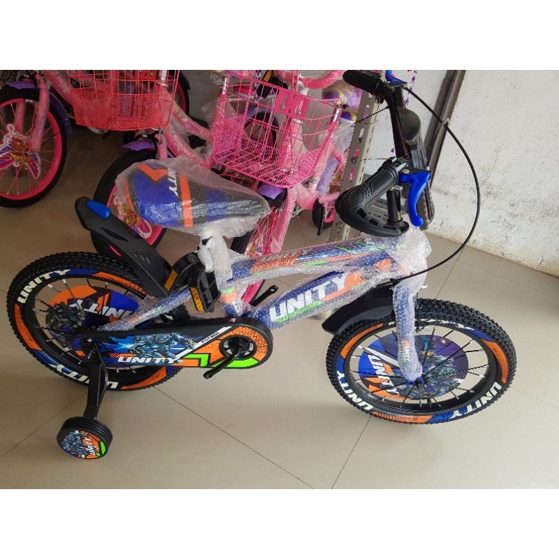 Sepeda Anak Sepeda BMX 16 inch UNITY ( JARI-JARI MOTOR ) ( TRANSFORMER )