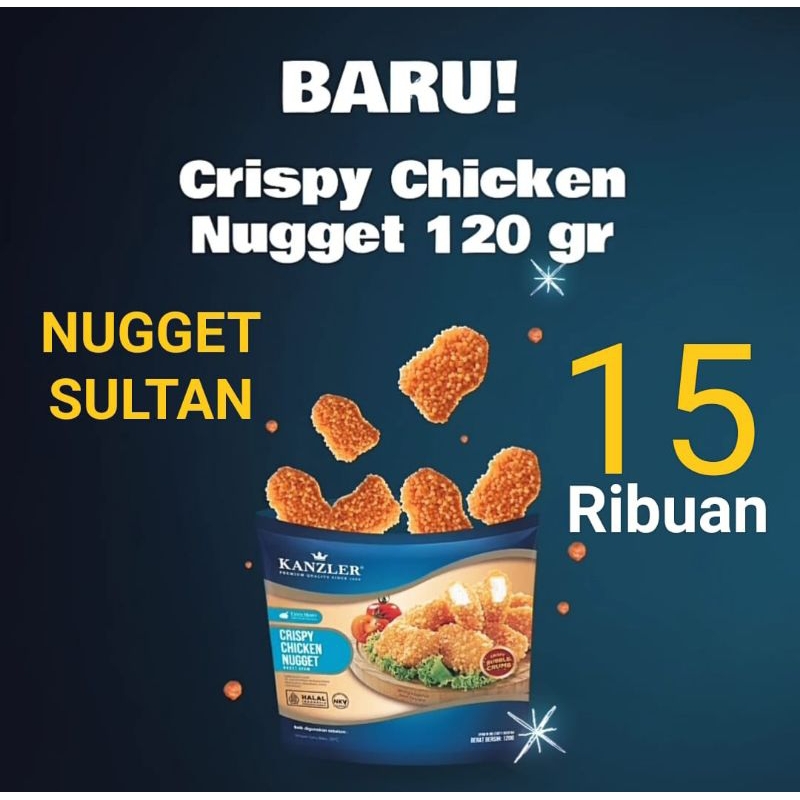 

KANZLER CRISPY CHICKEN NUGGET 450GRAM /CRISPY BUBBLE CRUMB