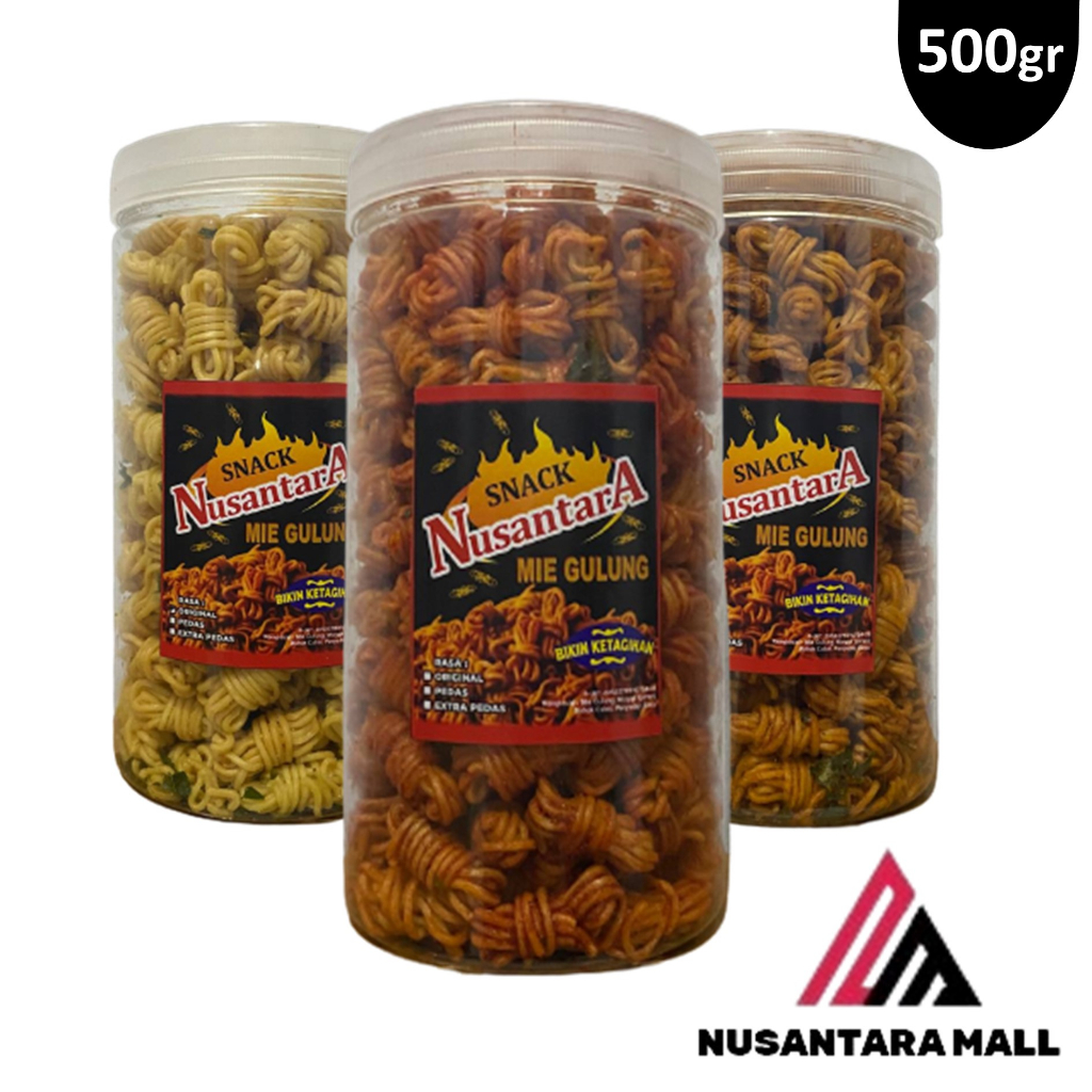 

MIE GULUNG [SNACK NUSANTARA] KEMASAN TOPLES 500gr