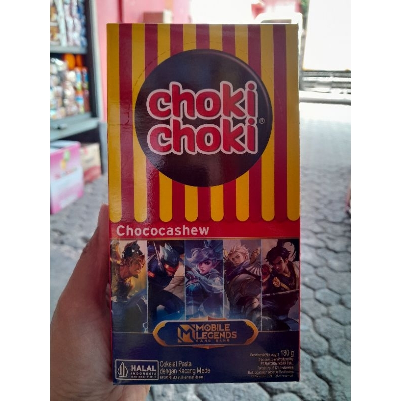 

Choki-choki Pasta Cokelat Cashew 1box isi 20pcs