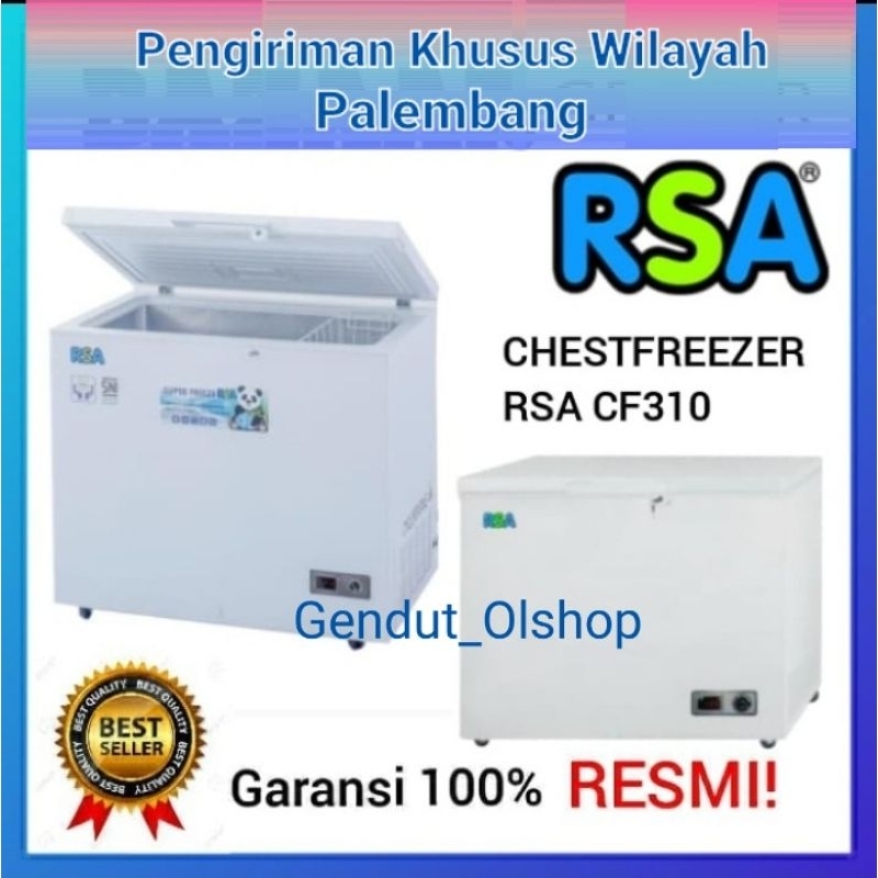 (Khusus Wilayah Palembang) CHEST FREEZER 300Liter RSA CF-310 Box Freezer 300Liter RSA CF-310 Palembang