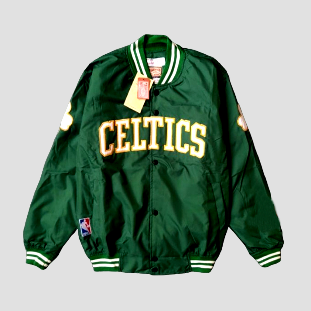 VARSITY JACKET BOSTON CELTICS NBA BASKETBALL SERIES PREMIUM BORDIR - GIVE AND GO
