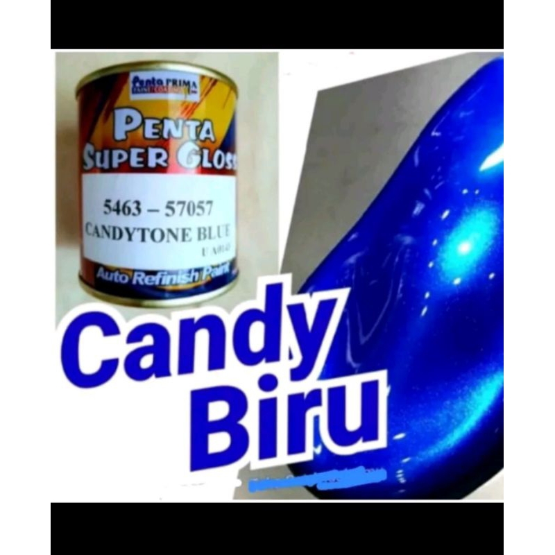 CAT CANDY BLUE CANDY BIRU PENTA CAT MOBIL MOTOR