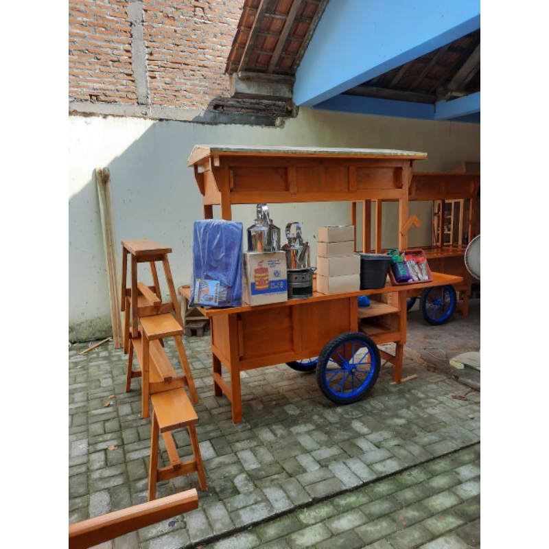 Gerobak Angkringan Paket Komplit