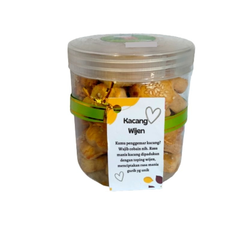 

Kue Kering Kacang Wijen Eco Kuker Oleh-oleh Khas Solo 250gr Toples Jar 300ml