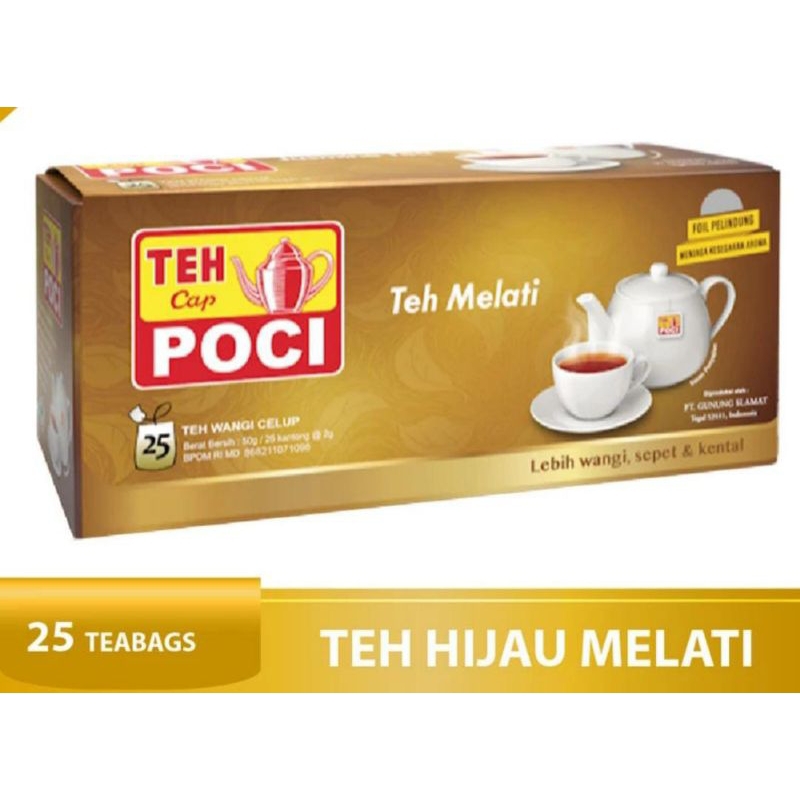 

Teh Celup Cap Poci Melati Isi 25