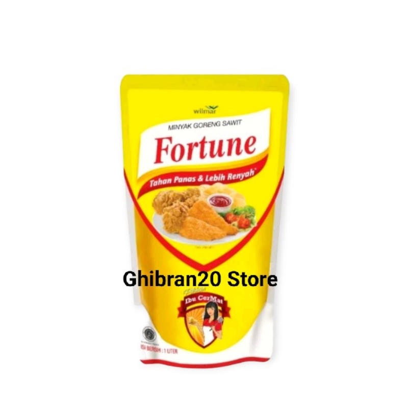 

Fortune minyak goreng kemasan pouch 1 liter
