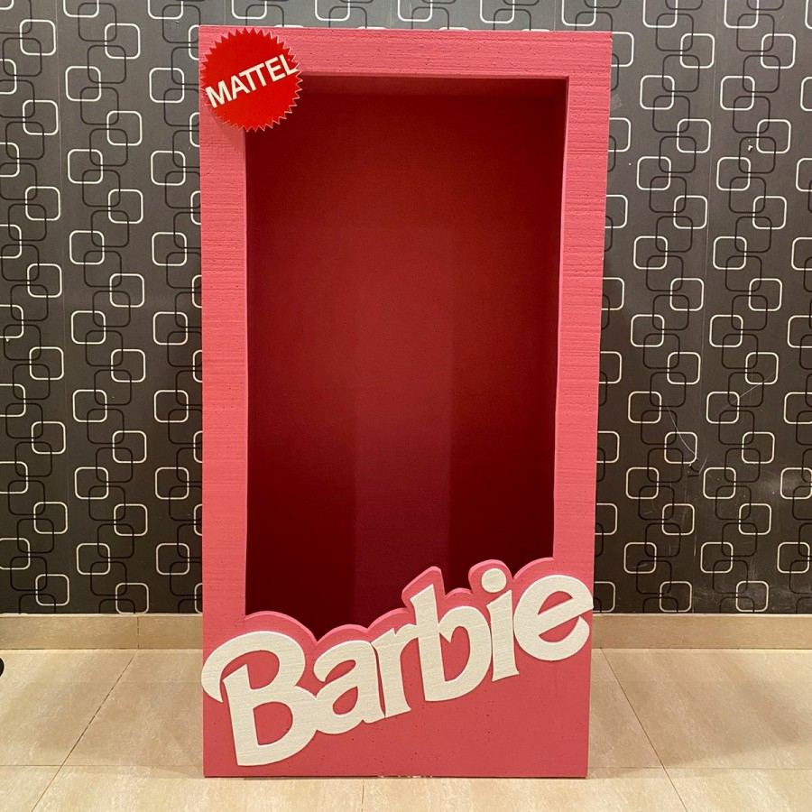 Box Boneka Barbie Props Dekorasi Photobooth Pesta Backdrop Sewa/Beli