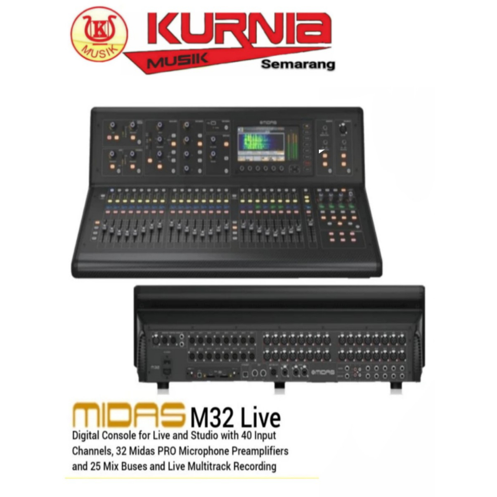 Midas M32 Live Mixer Digital 40-Channel Digital Mixer Midas M-32 Live