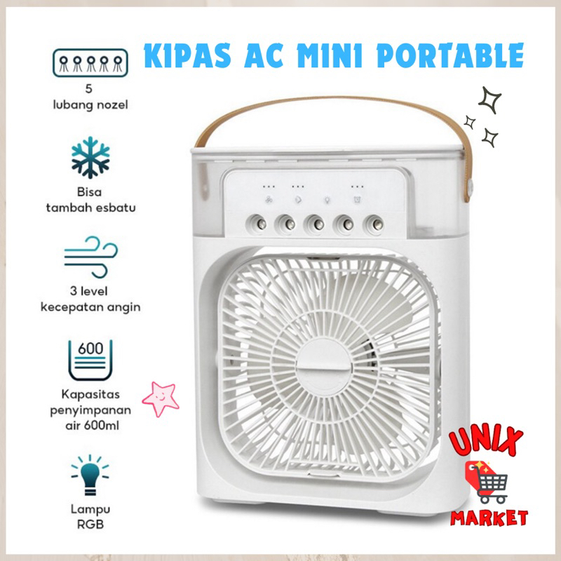 KIPAS PENDINGIN MINI AC PORTABLE AIR COOLER MOBIL DAN RUANGAN / AC PORTABLE AIR COOLER AC MINI
