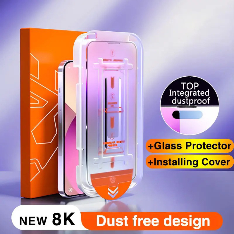 Easy install Tempered Glass Super Fit For iPhone 11 12 13 14 Series Pro max clear and anti spy priva