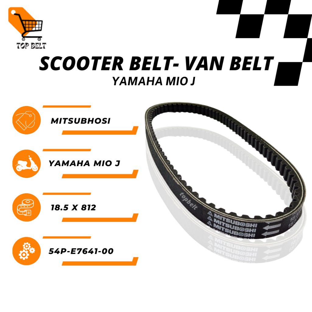 Van Belt V-Belt YAMAHA MIO J MOTOR METIC Mitsubhosi Original