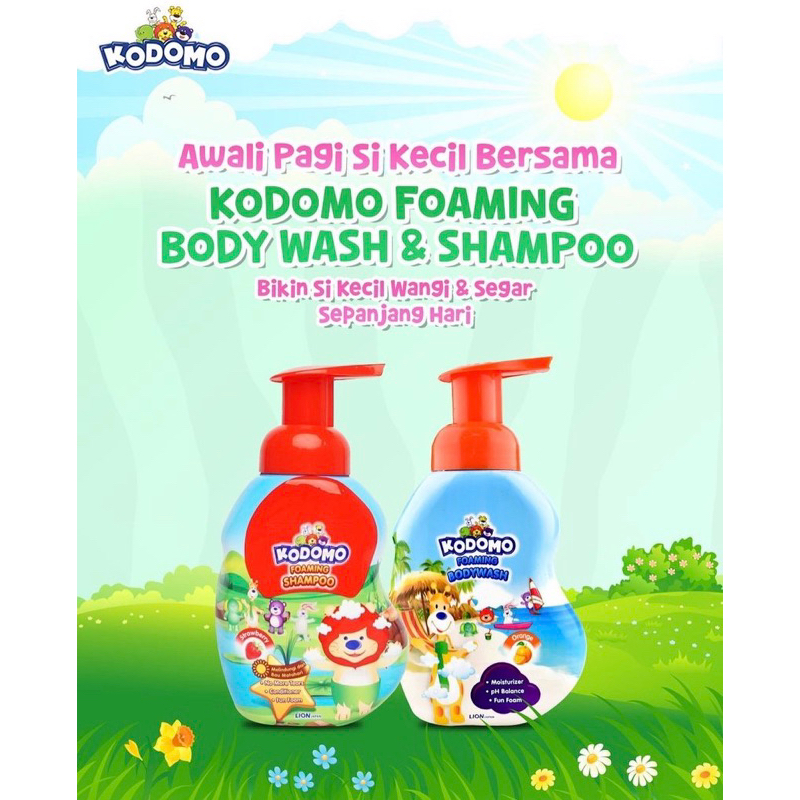 KODOMO BodyWash/Shampoo 250ml