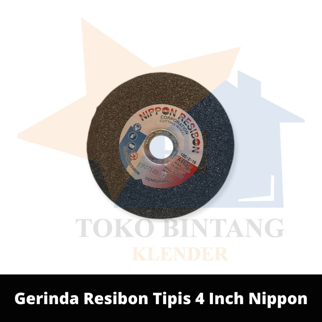 Gerinda Resibon Tipis 4" X 2 Nippon