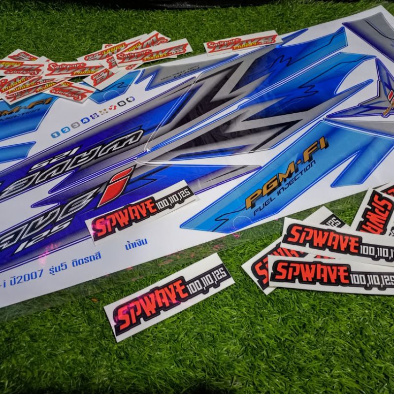 Striping Wave 125 Bahan Kodak Paper Original Thailand Wave 125 Supra 125