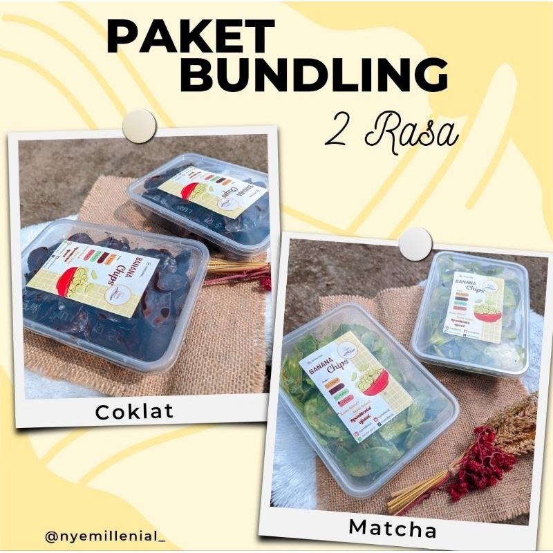 

BUNDLING KRIPIK PISANG LUMER 150 GRAM by nyemillenial