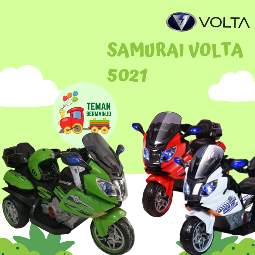 Motor-motoran Aki anak Volta Samurai 5021 SHP Toys