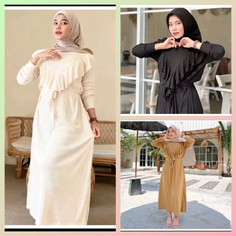 Aluna Gamis Midi Rumbay