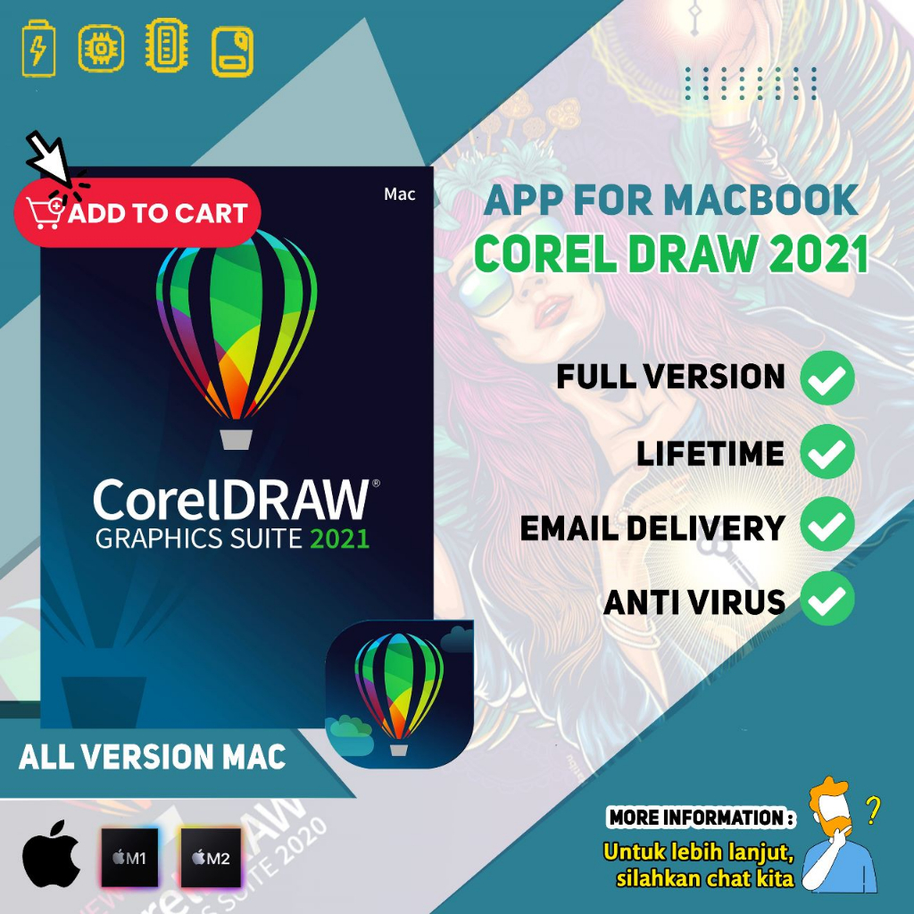 Corel Draw THN 2021 Software For Mac Lifetime