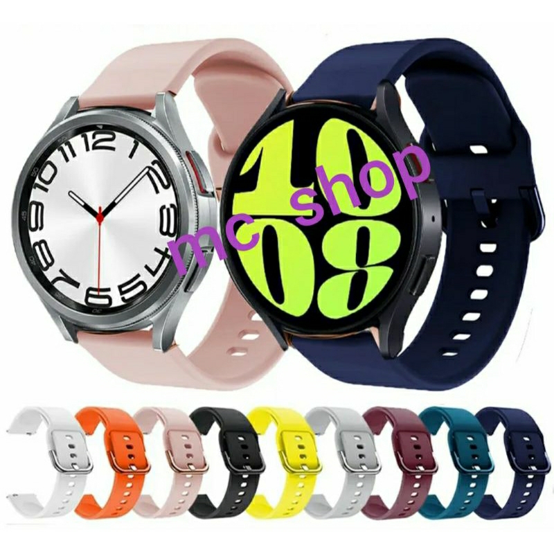 Strap Soft Silikon for Smartwatch Samsung Galaxy Watch 6 Classic 43MM 47MM band acc