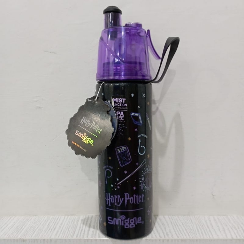 ORI original smiggle insulated stainless steel bottle spritz limited edition harry potter purple col