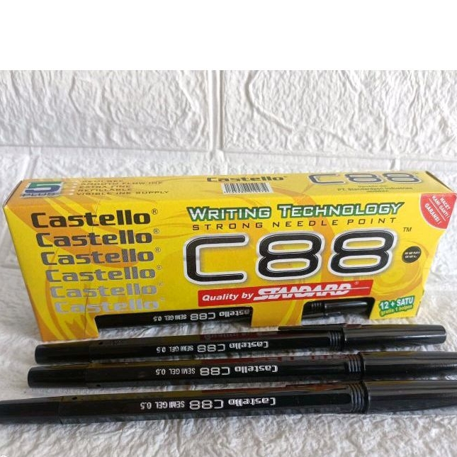 

Pulpen Standar Castello C88 1 Pak Bisa COD