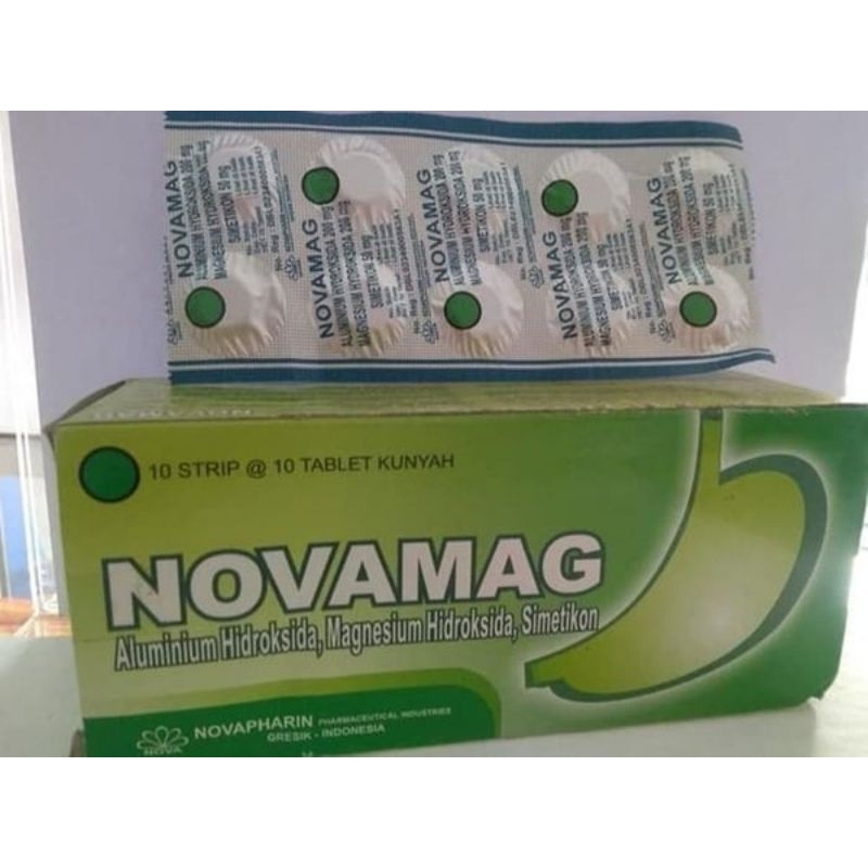 novamag box isi 100 tablet / novamag tablet / obat maag murah / obat asam lambung murah