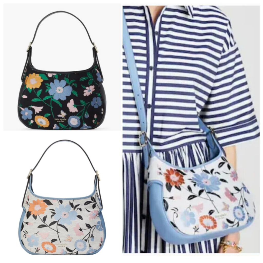 Tas KS Penny Floral Garden Jacquard Small Hobo Bag Multi sz 29x19x7cm