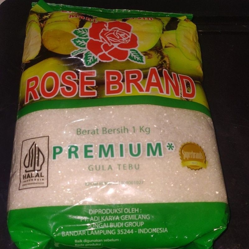 

gula kemasan 1 kg rose brand
