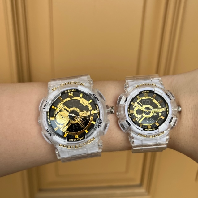 TERLARIS !!! Jam tangan G Shock GA110 Dual time digital analog pria &amp; anak Couple pasangan anti air