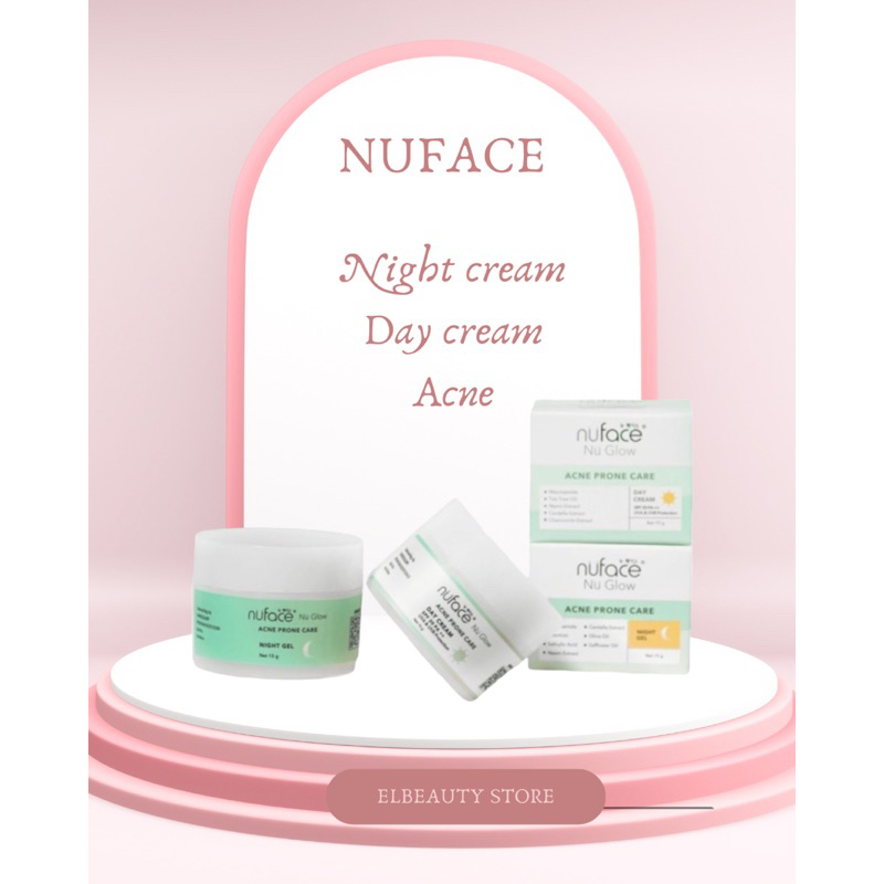 Nuface Acne Day Cream dan Night Cream