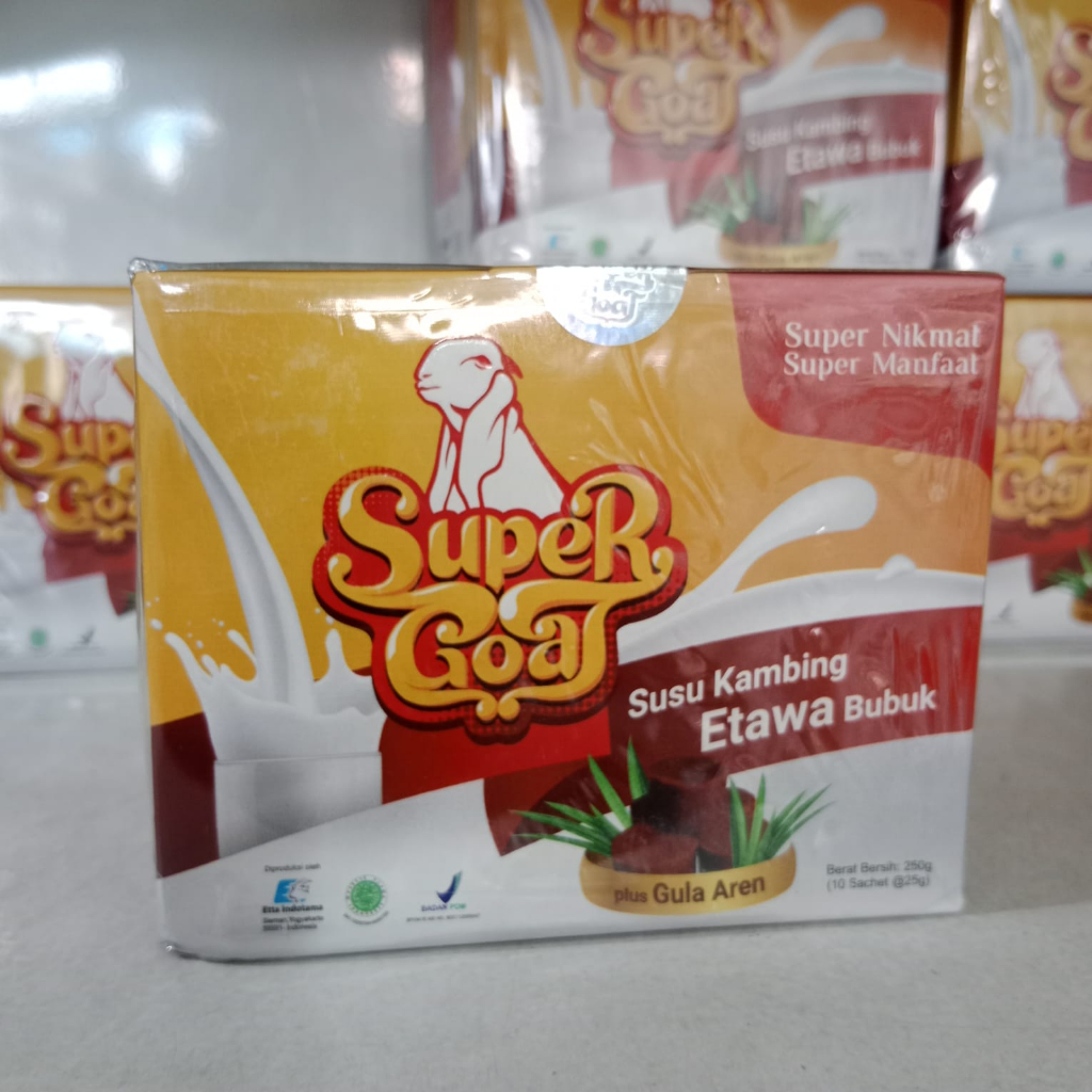 

Super Goat susu kambing Etawa plus Gula Aren 10 saset