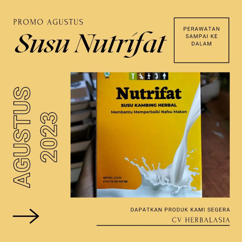 

Susu Nutrifat Herbal Original