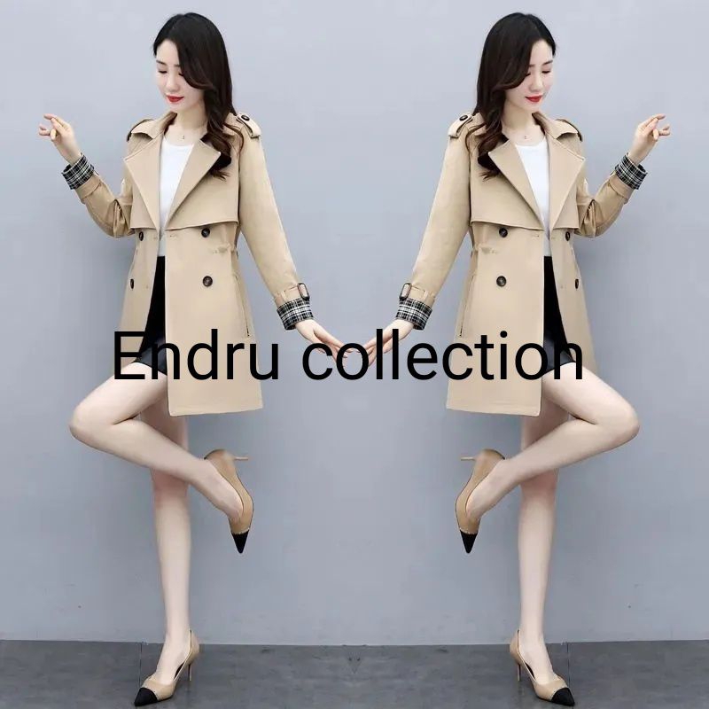 cuci gudang women's coat wanita dengan variasi kotak_kotak