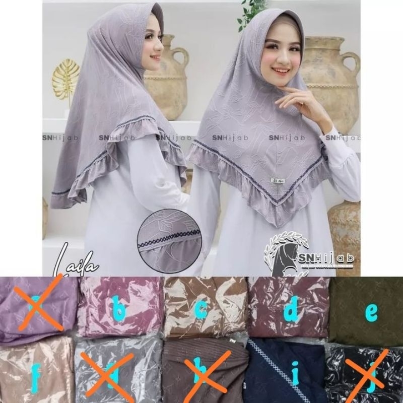 jilbab laila by SN Hijab