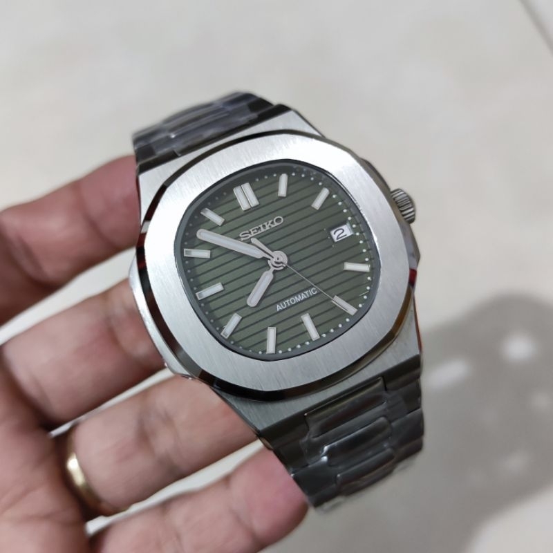 Jam tangan SEIKO Mod Army Automatic Japan NH35A Original