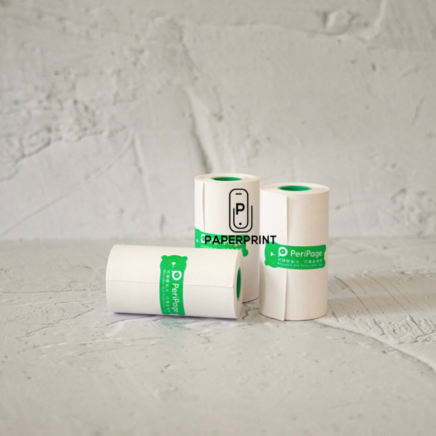 

PERIPAGE ORIGINAL kertas thermal struk resi mini printer bluetooth 57x30 mm 56x30 58x30