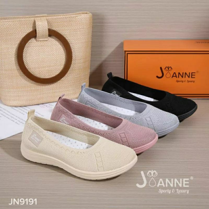 JOANNE FlyKnit Flat Shoes #JN9191 Sepatu wanita