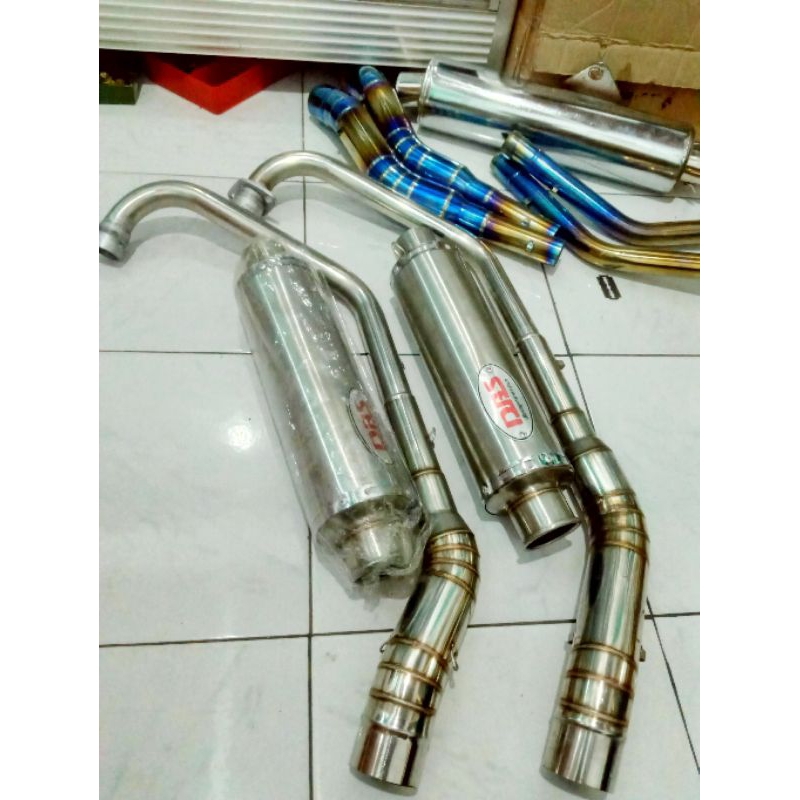 knalpot Team Suzuki Satria Fu Karbu D50mm