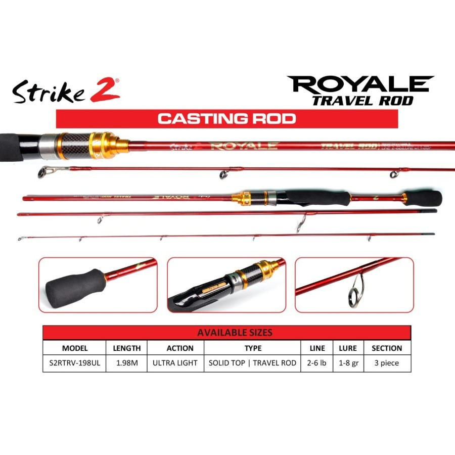 Joran UL STRIKE 2 ROYALE TRAVEL 198UL | UL Ultralight Rod