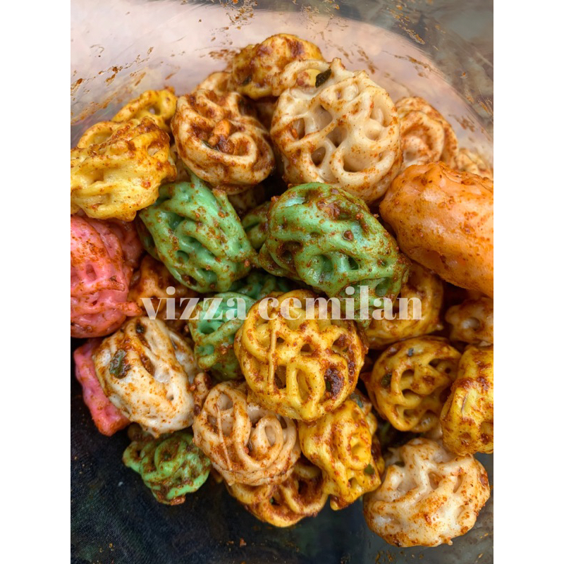 

Kerupuk Seblak Mawar Pedas Jeruk