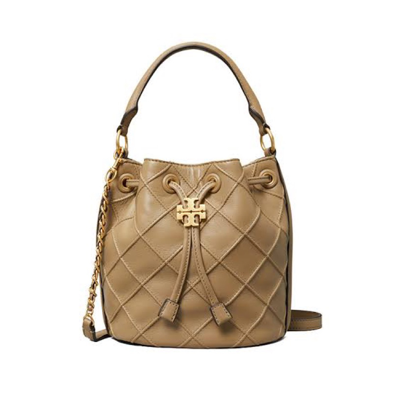Tory Burch Fleming Soft Bucket Bag Pebblestone