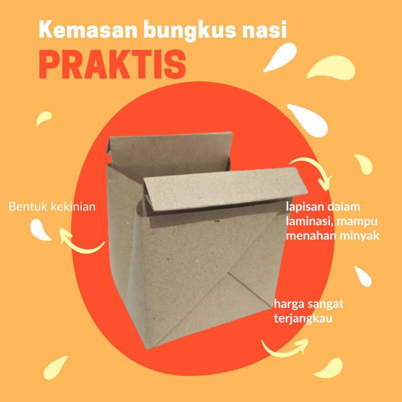Bungkus Nasi lipat Kekinian || Rice Pack || Pembungkus Nasi Laminasi