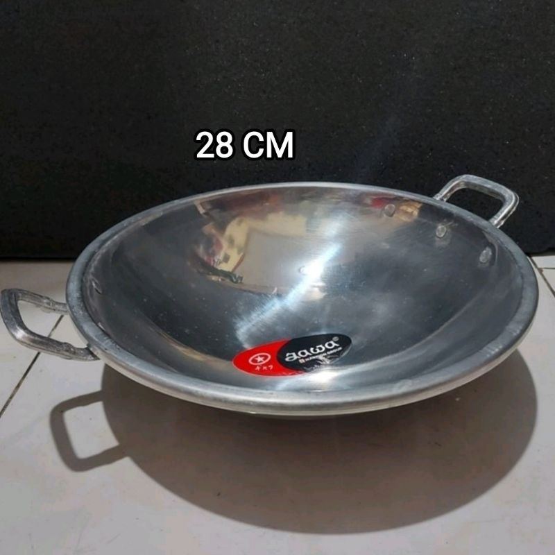 Wajan kuali JAWA 28 cm/kuali penggorengan aluminium jawa maspion