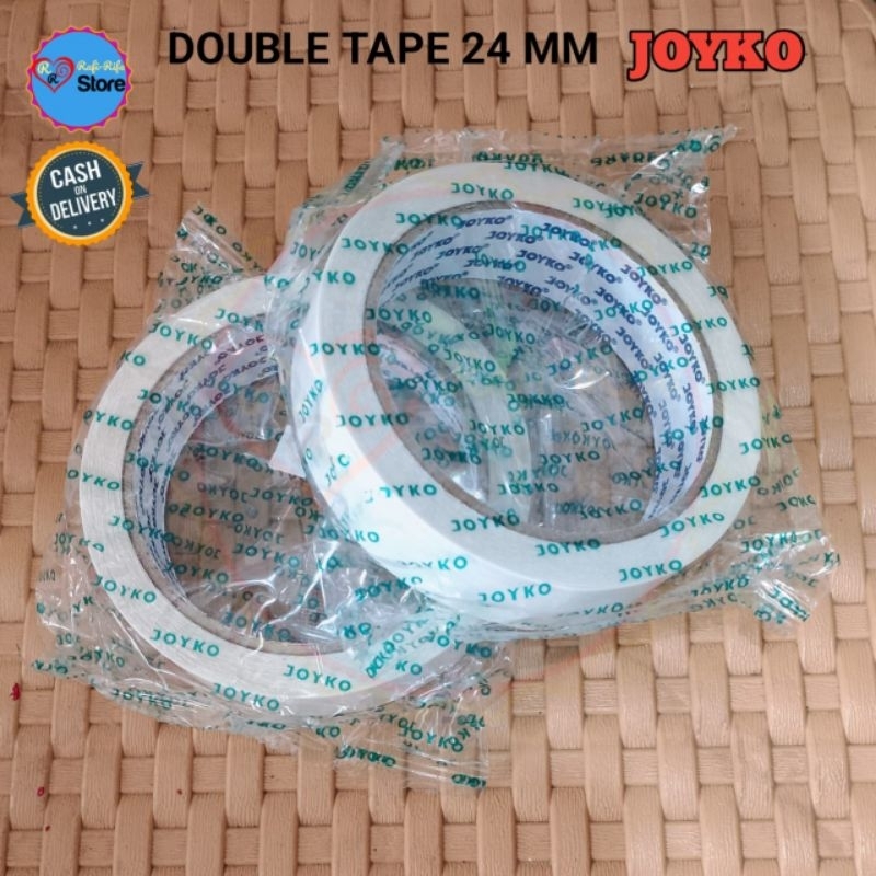 

Joyko Double Sided Tape Perekat 2 Sisi 24 mm X 15 Yard