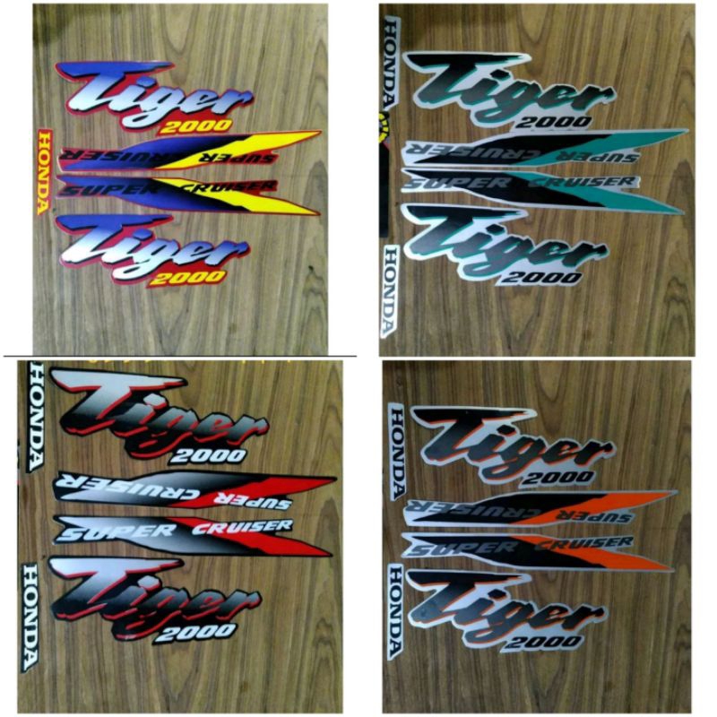 STRIPING STIKER HONDA TIGER LAWAS TIGER 2000