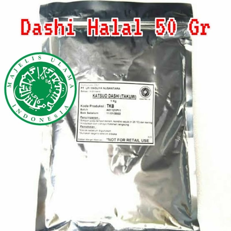 

KATSUO DASHI Katsuodashi Kaldu Ikan Cakalang 50 g Halal │ Bonito/ Katsuobushi Stock for Ramen