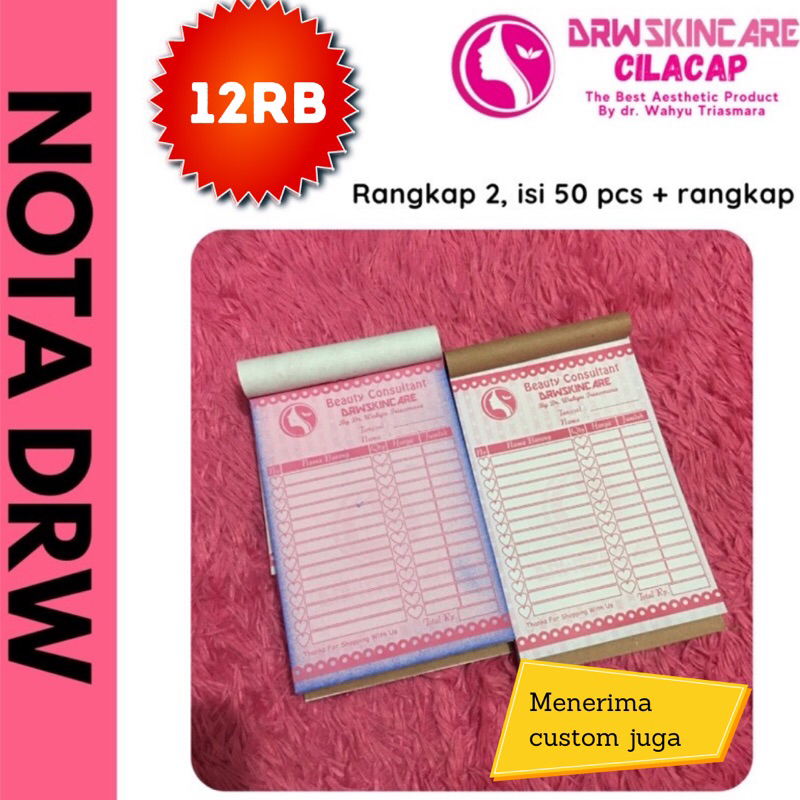 

NOTA ORDER PENJUALAN 2 APPLY RANGKAP DUA CUSTOM MURAH DRW SKINCARE